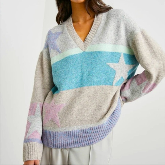 Rails Sweaters - Rails Mia Heathered Stars Sweater